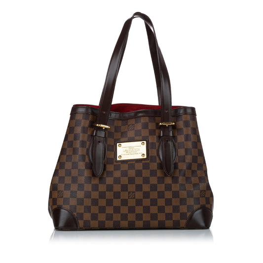 Louis Vuitton Damier Ebene Hampstead MM (SHG-29427)