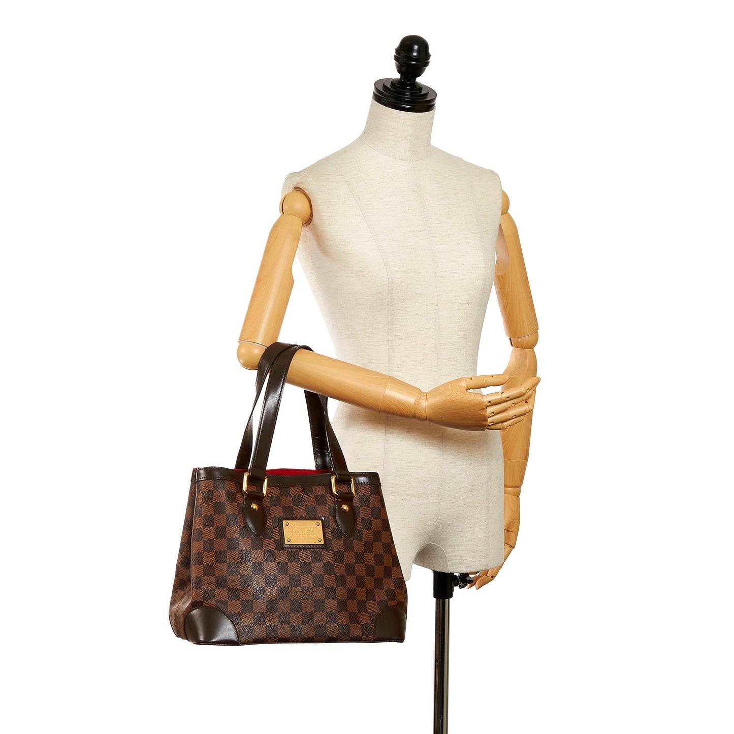 Louis Vuitton Damier Ebene Hampstead MM (SHG-30612)