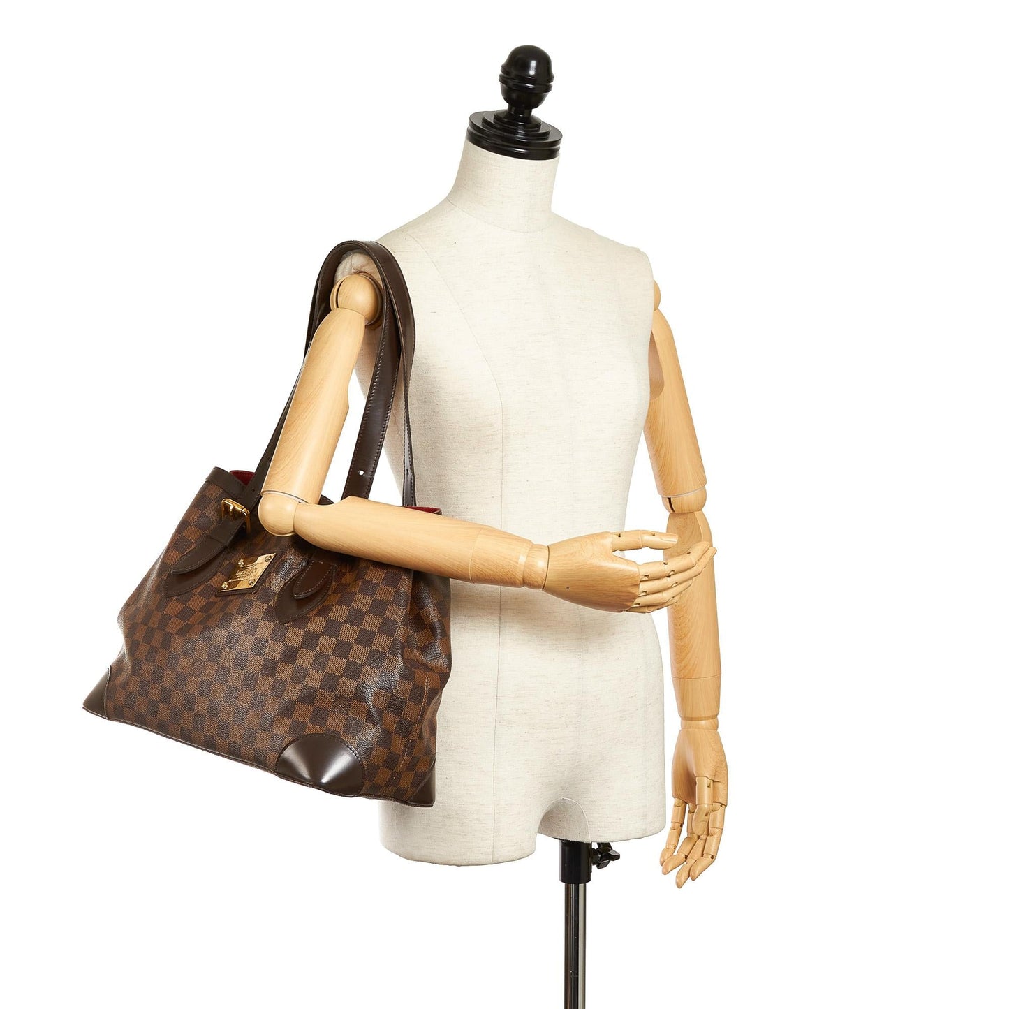 Louis Vuitton Damier Ebene Hampstead MM (SHG-33536)