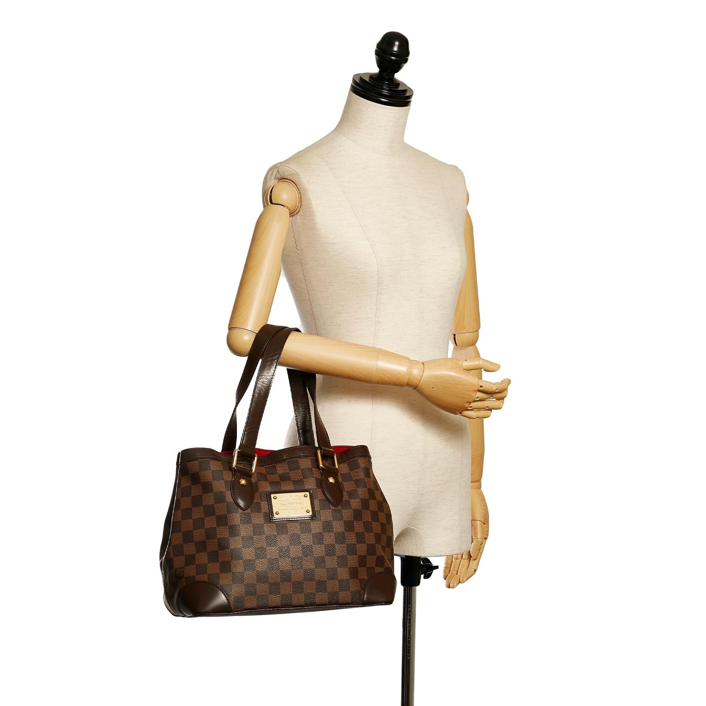 Louis Vuitton Damier Ebene Hampstead MM (SHG-34412)