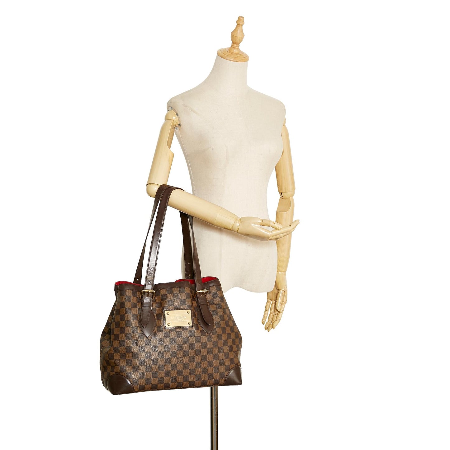 Louis Vuitton Damier Ebene Hampstead MM (SHG-zhnVQQ)