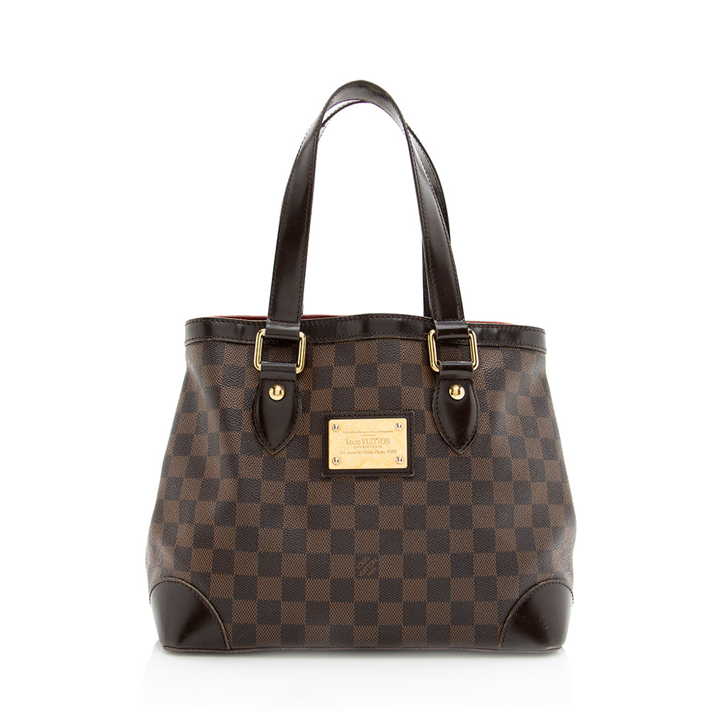 Louis Vuitton Damier Ebene Hampstead PM Tote -  (SHF-19117)