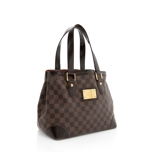 Louis Vuitton Damier Ebene Hampstead PM Tote -  (SHF-19117)