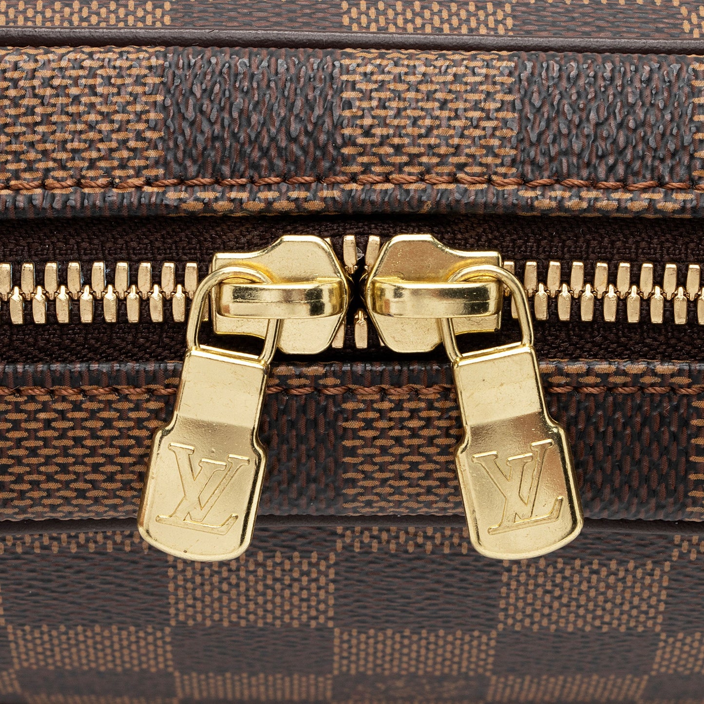 Louis Vuitton Damier Ebene Ipanema GM Shoulder Bag (SHF-fA96iE)