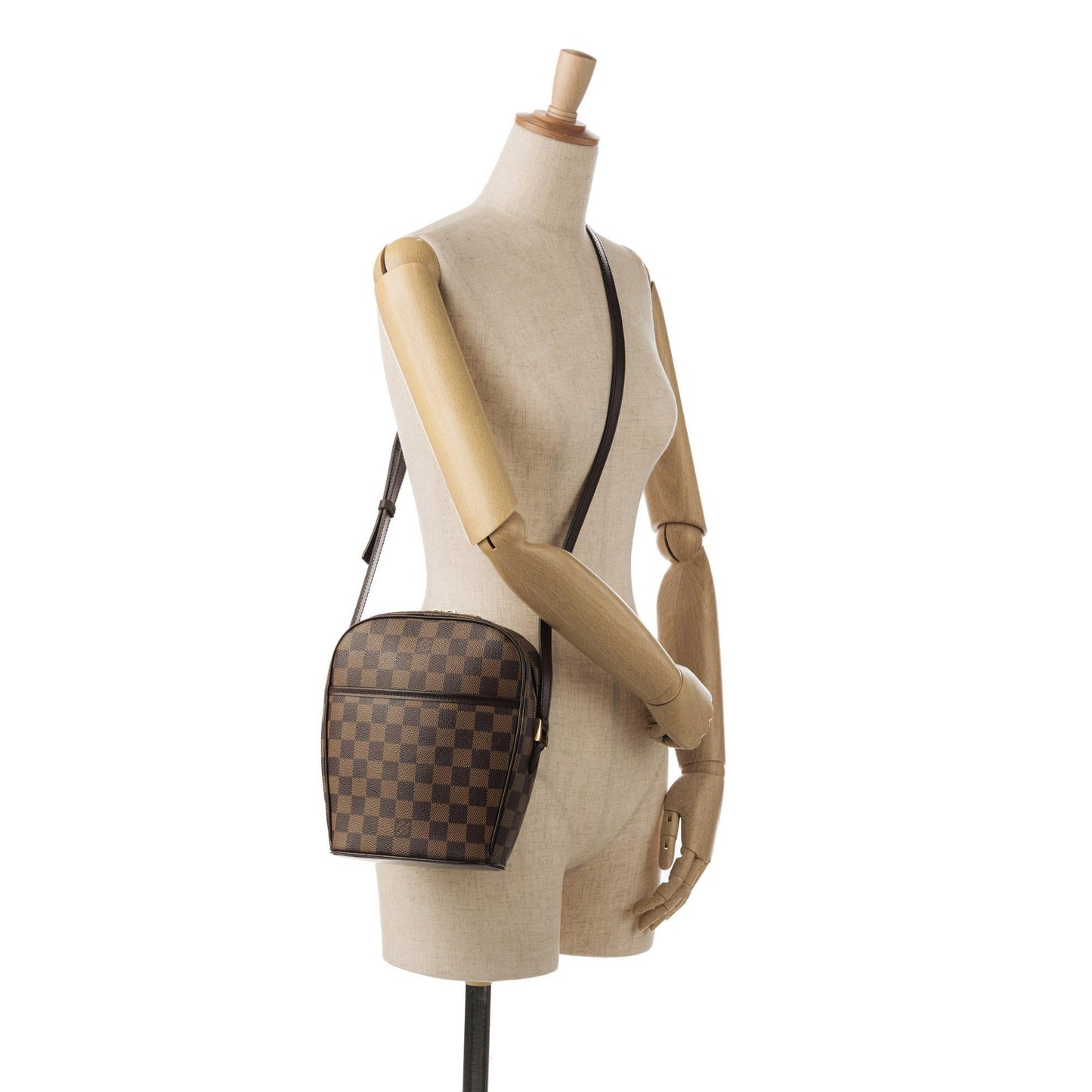 Louis Vuitton Damier Ebene Ipanema PM (SHG-JVvOuR)