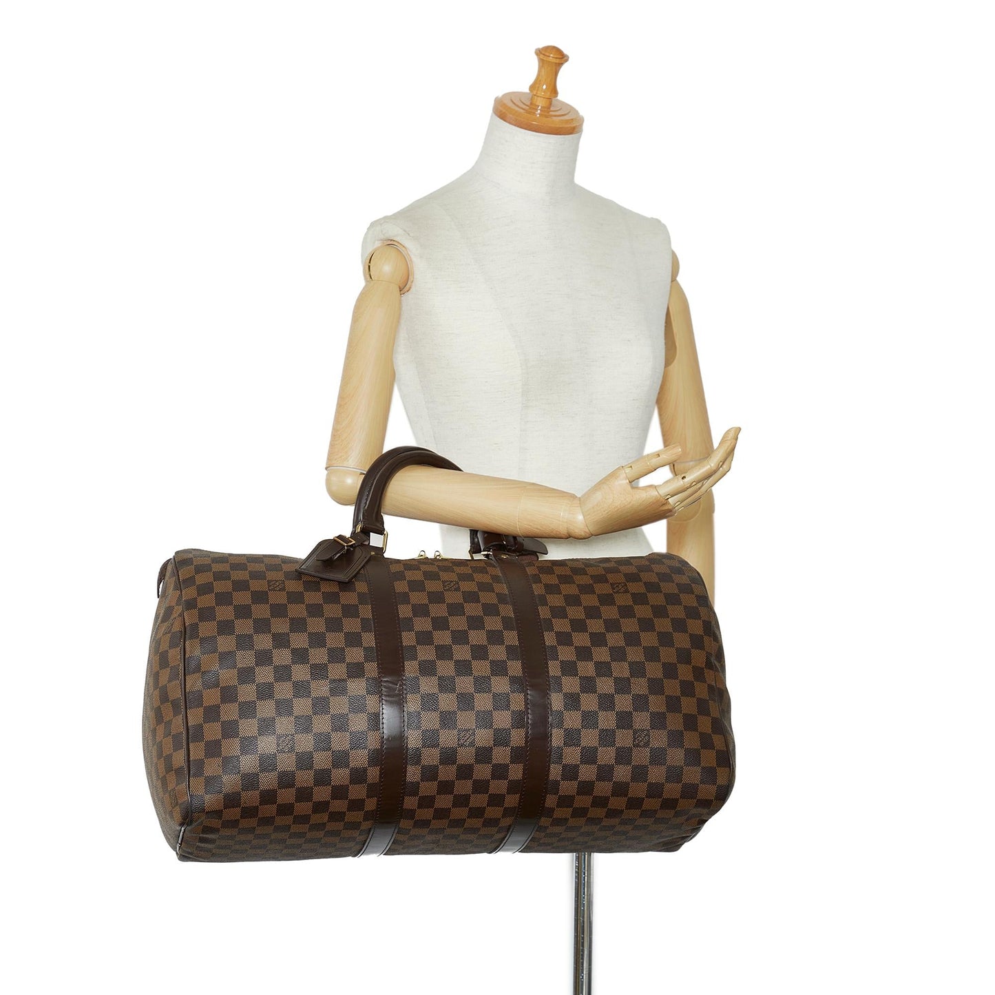 Louis Vuitton Damier Ebene Keepall 50 (SHG-yrRvoC)