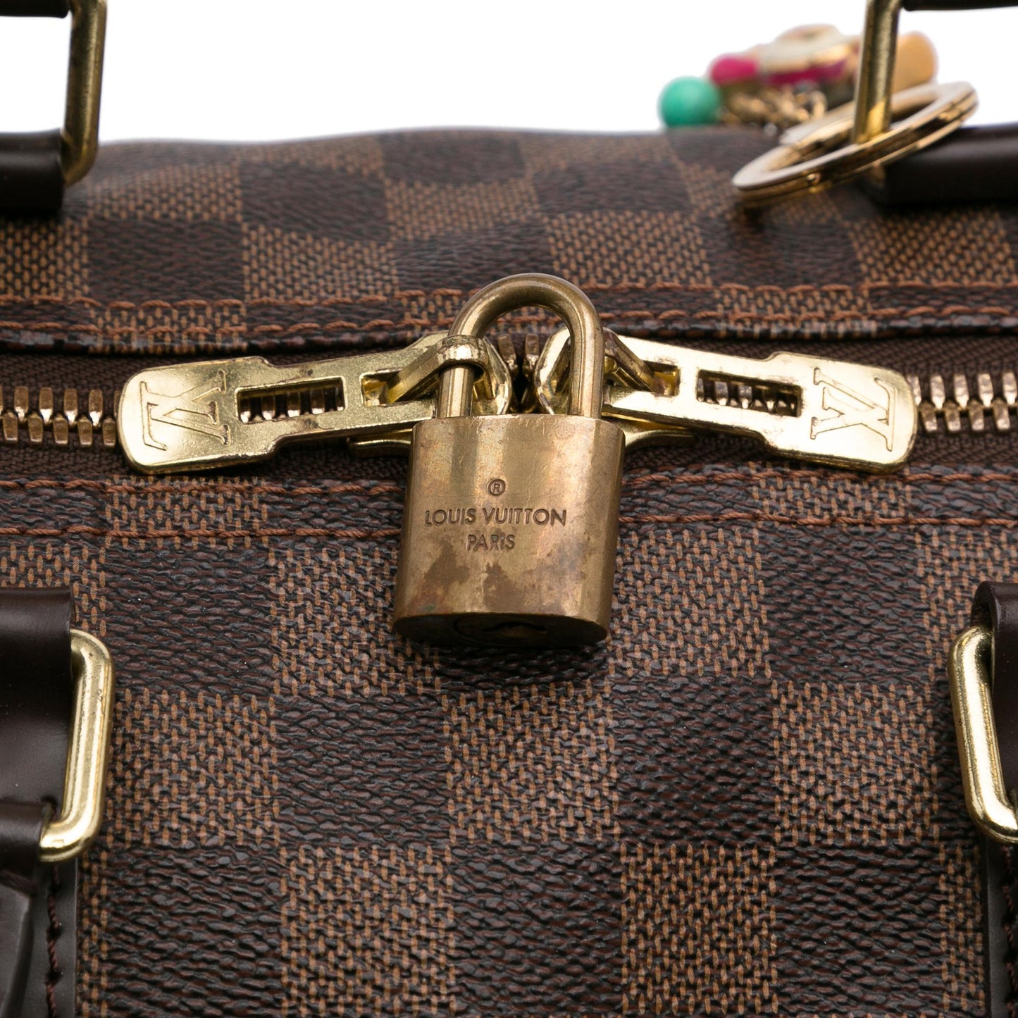 Louis Vuitton Damier Ebene Keepall Bandouliere 50 (SHG-pkT9wf)