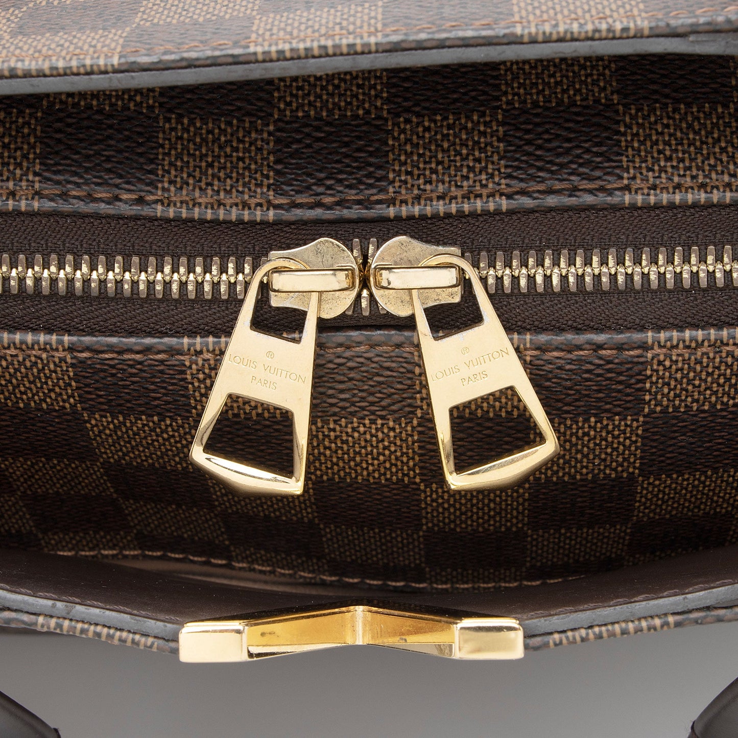 Louis Vuitton Damier Ebene Kensington Bowler Satchel