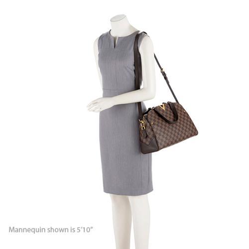 Louis Vuitton Damier Ebene Kensington Bowling Satchel (SHF-17976)