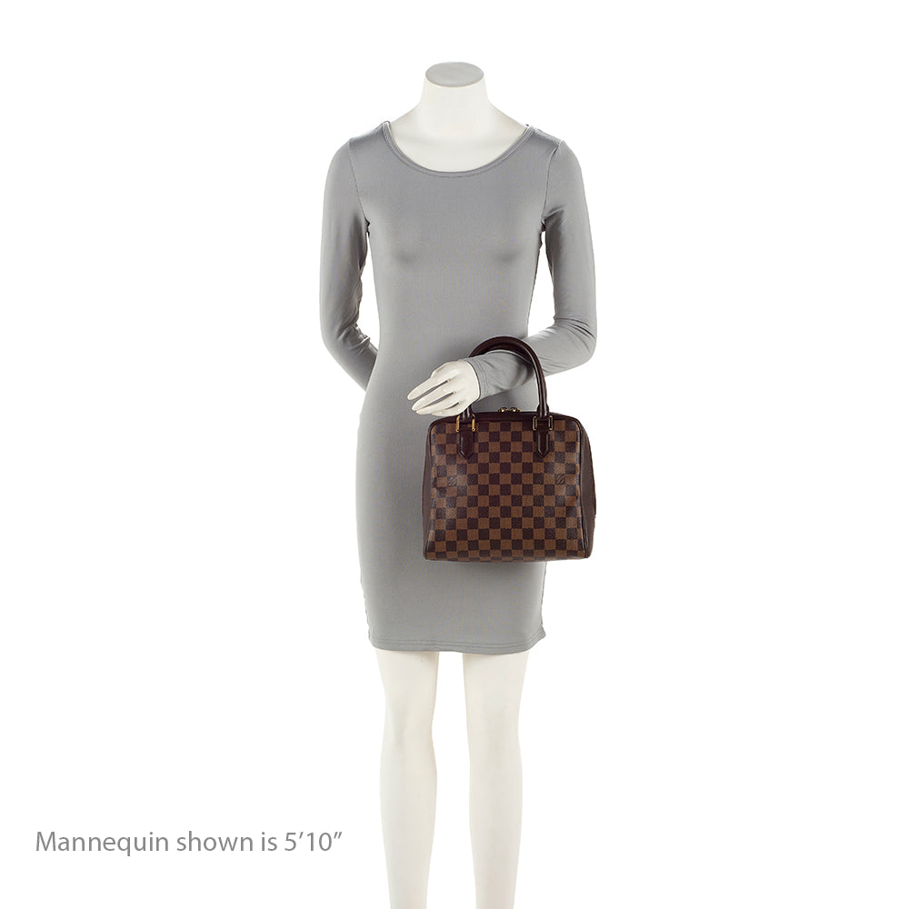 Louis Vuitton Vintage Damier Ebene Brera Satchel (SHF-2VC2tq)