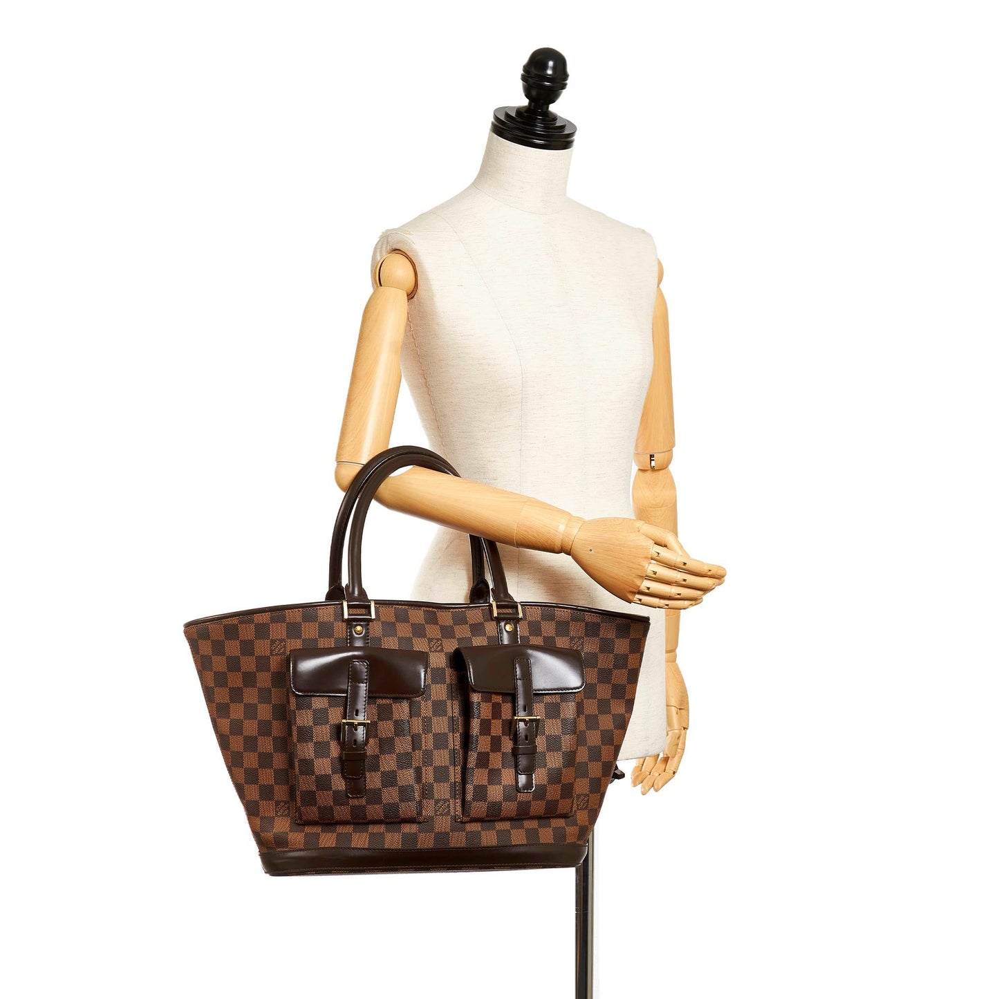 Louis Vuitton Damier Ebene Manosque GM (SHG-27770)
