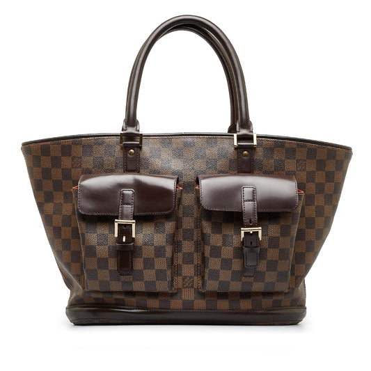 Louis Vuitton Damier Ebene Manosque GM (SHG-J2Dg8T)