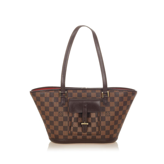 Louis Vuitton Damier Ebene Manosque PM (SHG-24840)