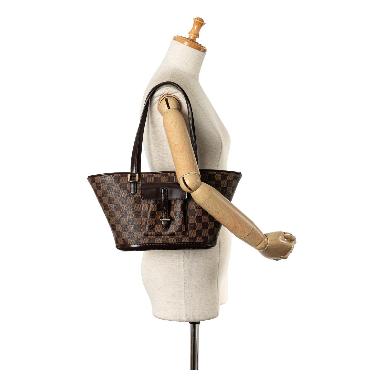 Louis Vuitton Damier Ebene Manosque PM (SHG-r2rtwJ)