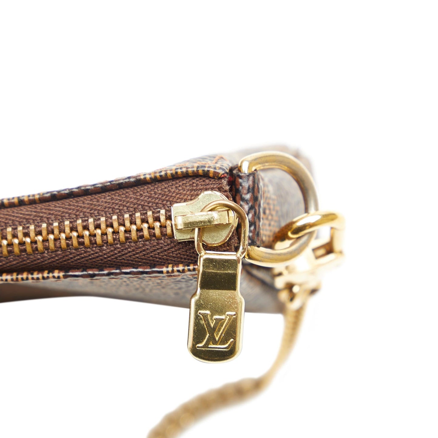 Louis Vuitton Damier Ebene Mini Pochette Accessoires TB (SHG-dU6F0B)