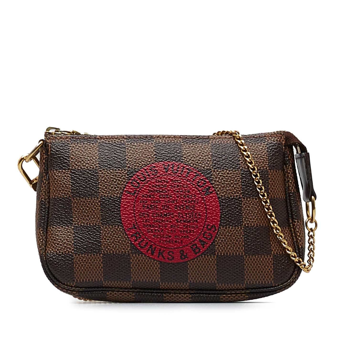 Louis Vuitton Damier Ebene Mini Pochette Accessoires TB (SHG-dU6F0B)