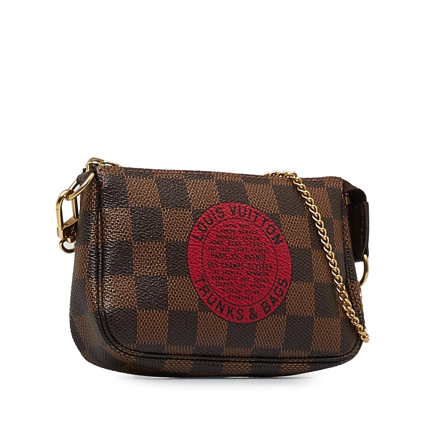 Louis Vuitton Damier Ebene Mini Pochette Accessoires TB (SHG-dU6F0B)