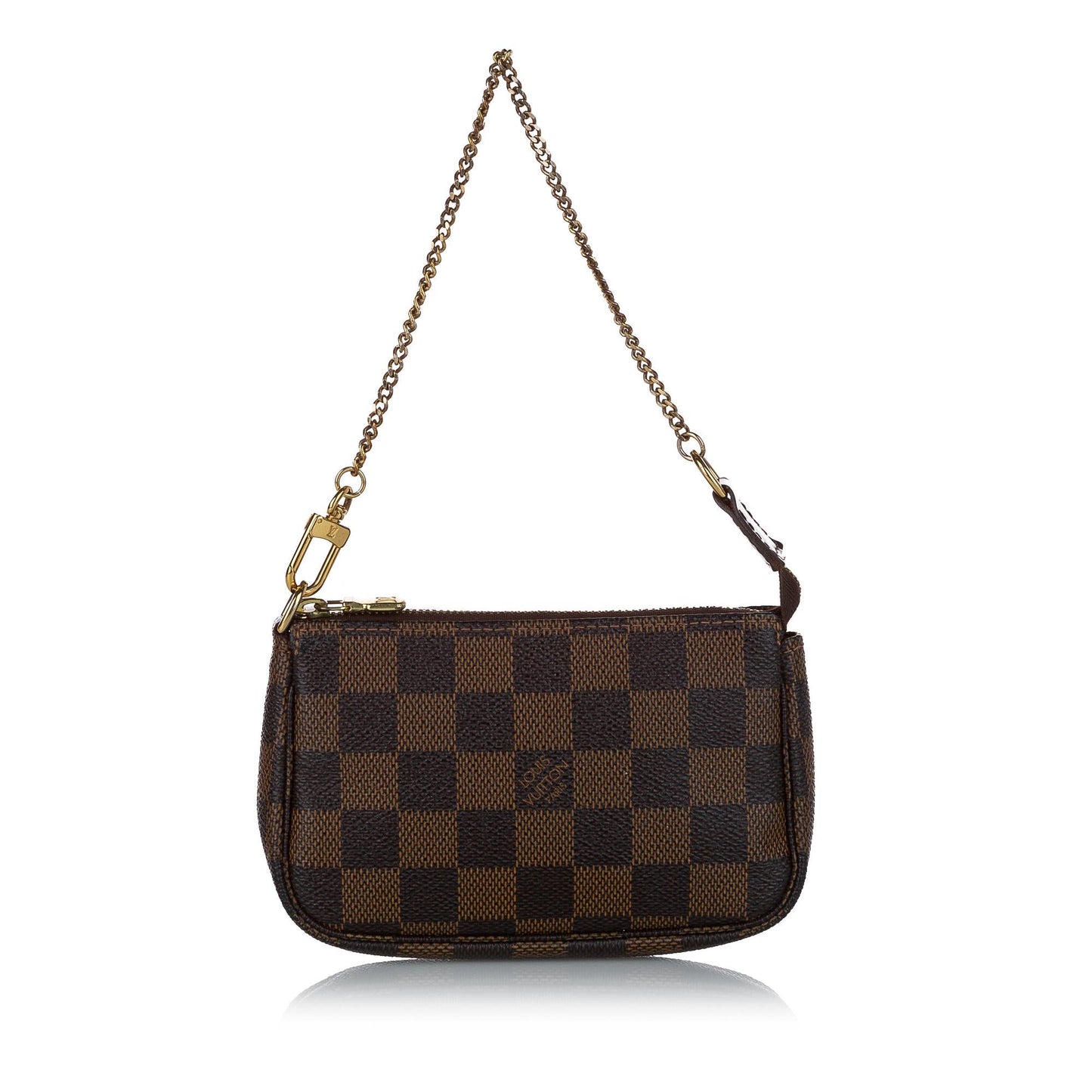 Louis Vuitton Damier Ebene Mini Pochette Accessoires (SHG-28833)