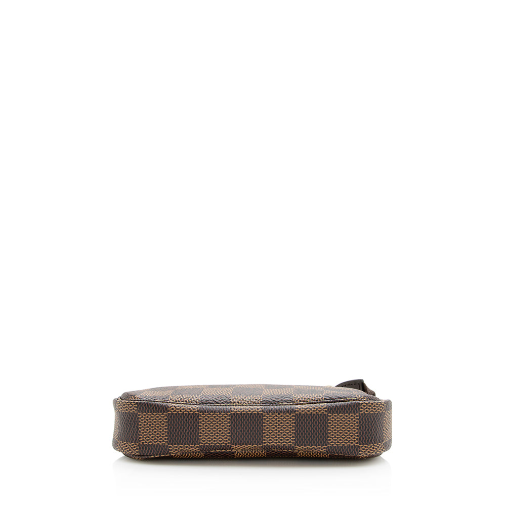 Louis Vuitton Damier Ebene Mini Pochette Accessoires (SHF-19508)