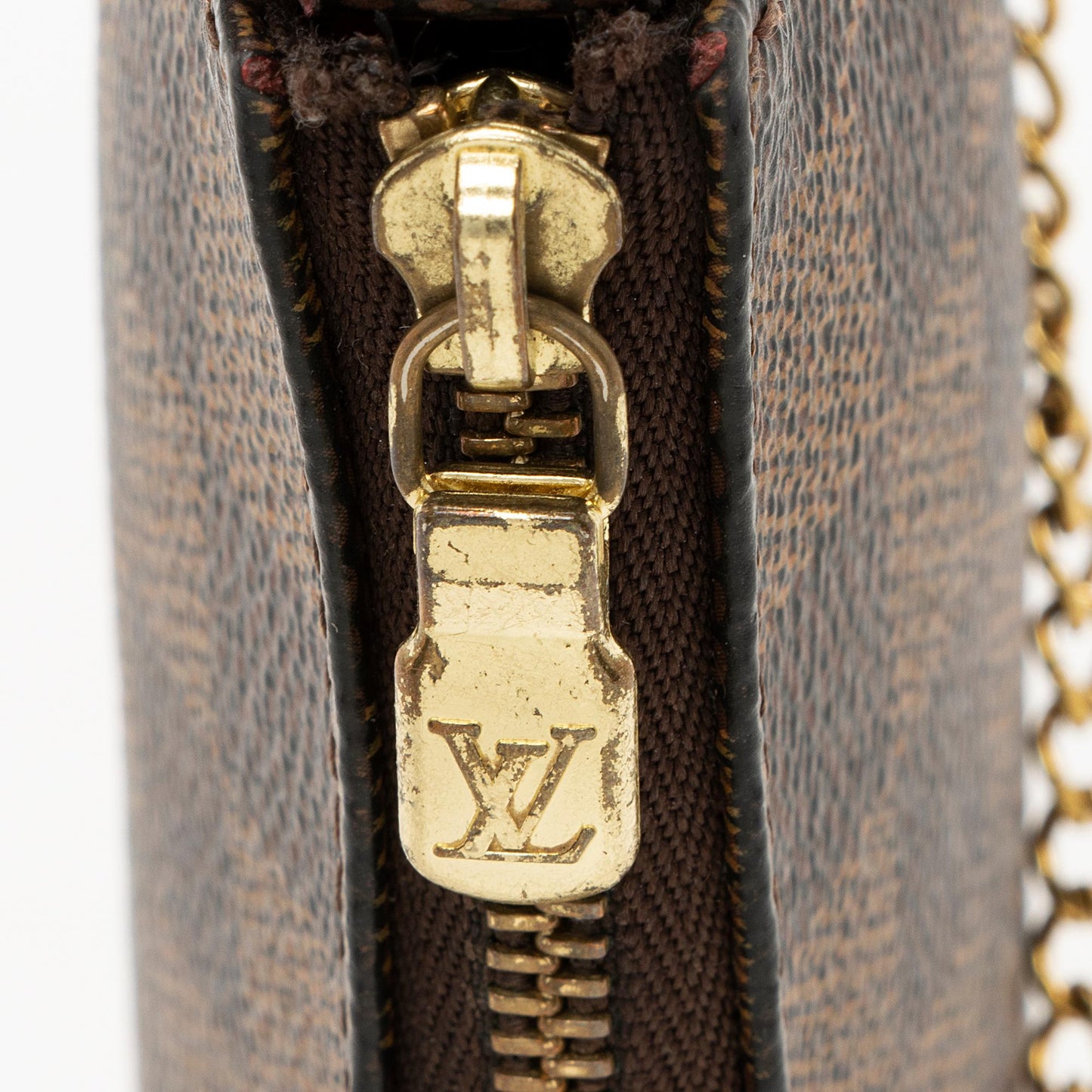 Louis Vuitton Damier Ebene Mini Pochette Accessoires (SHF-22540)