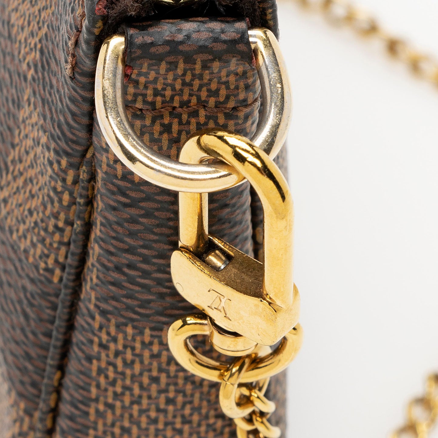 Louis Vuitton Damier Ebene Mini Pochette Accessoires (SHF-22540)