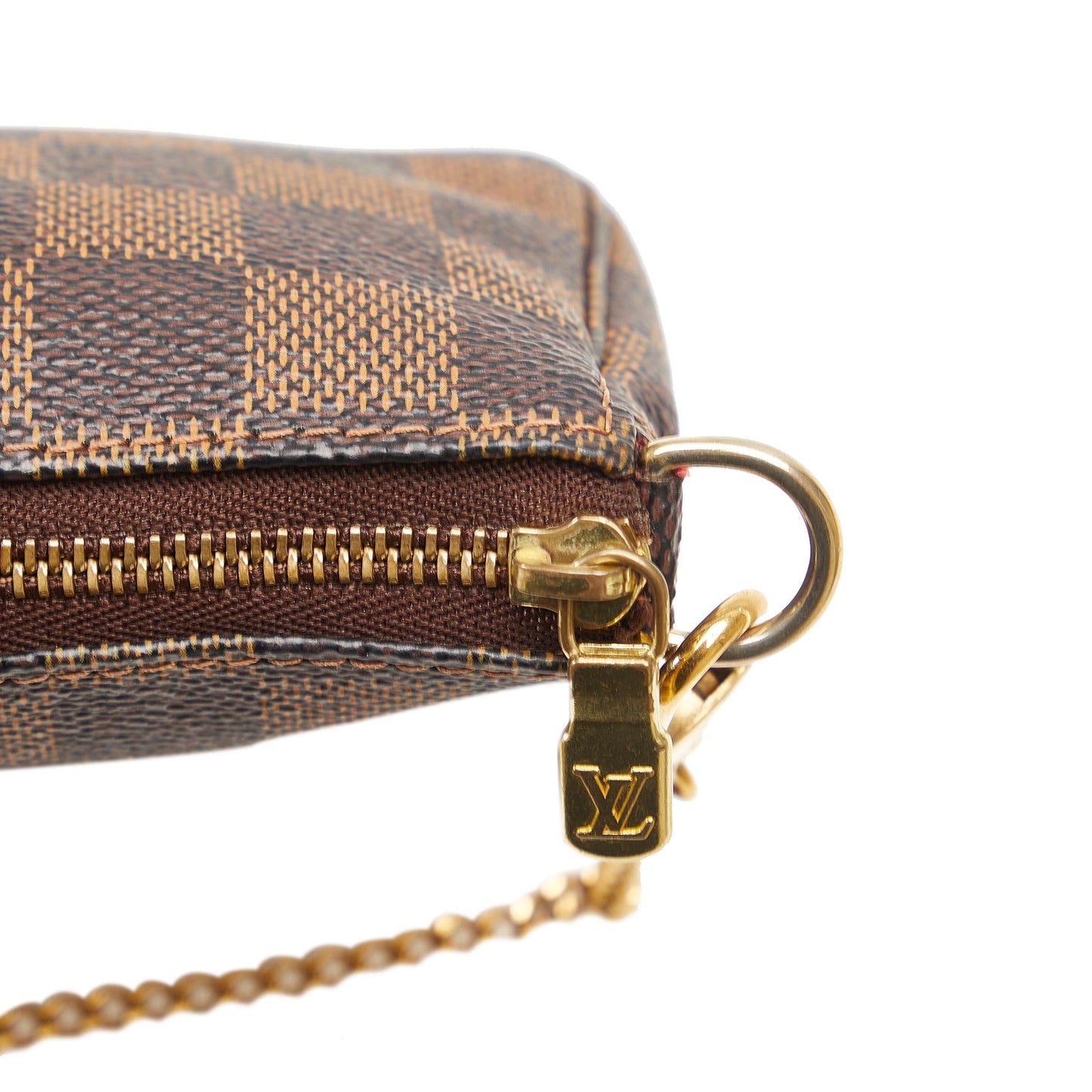 Louis Vuitton Damier Ebene Mini Pochette Accessoires (SHG-UuAROl)