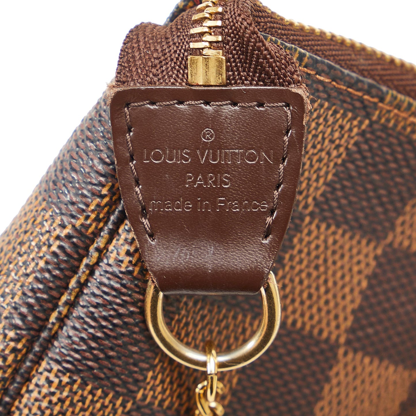 Louis Vuitton Damier Ebene Mini Pochette Accessoires (SHG-UuAROl)