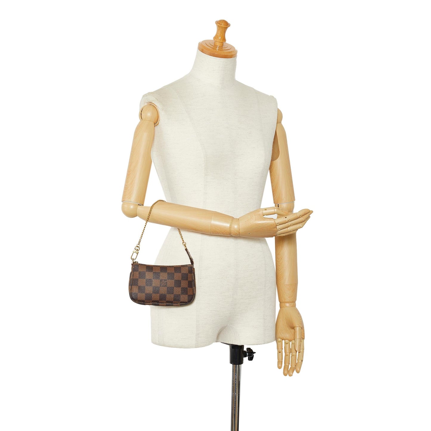Louis Vuitton Damier Ebene Mini Pochette Accessoires (SHG-UuAROl)