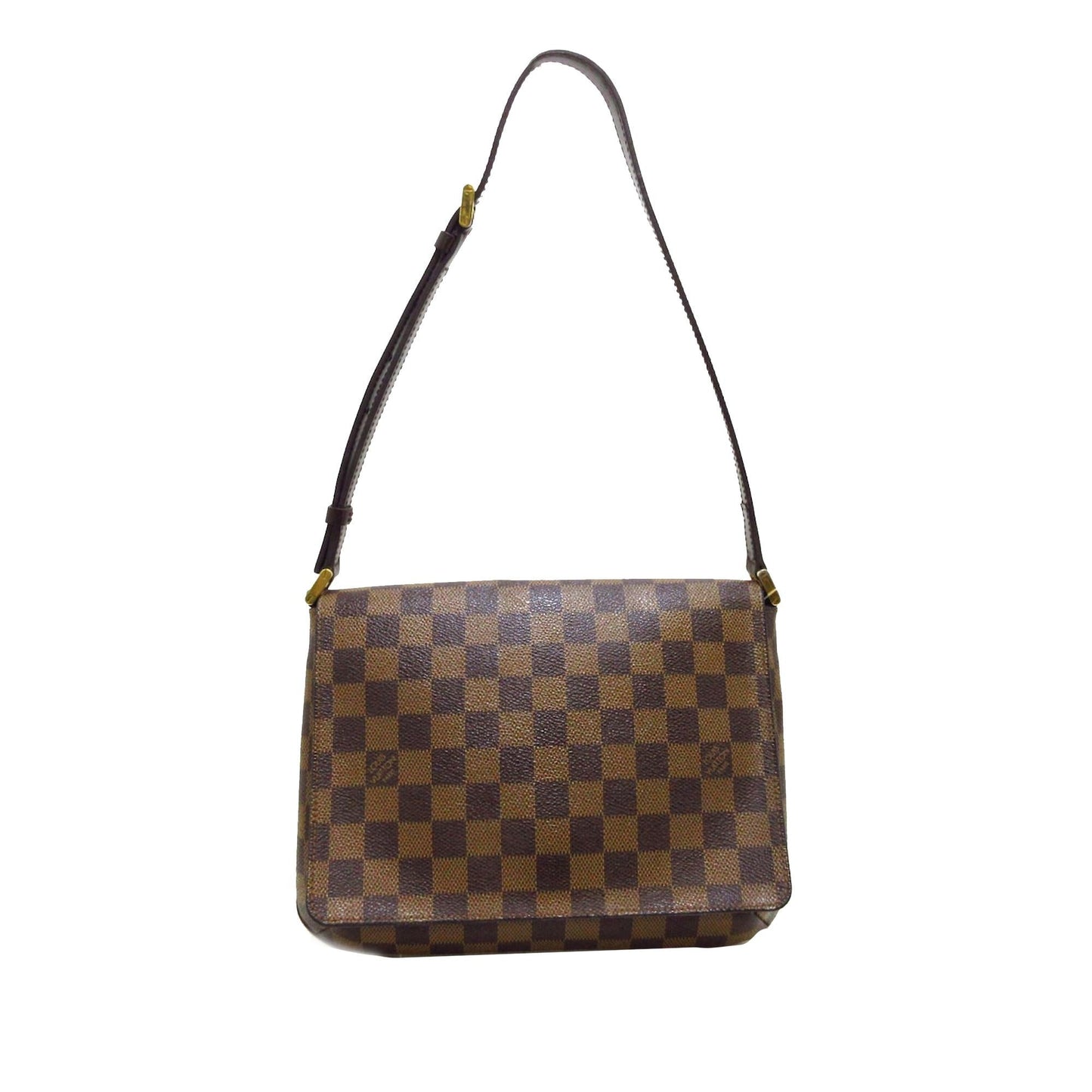 Louis Vuitton Damier Ebene Musette Tango Short Strap (SHG-e3sq6r)