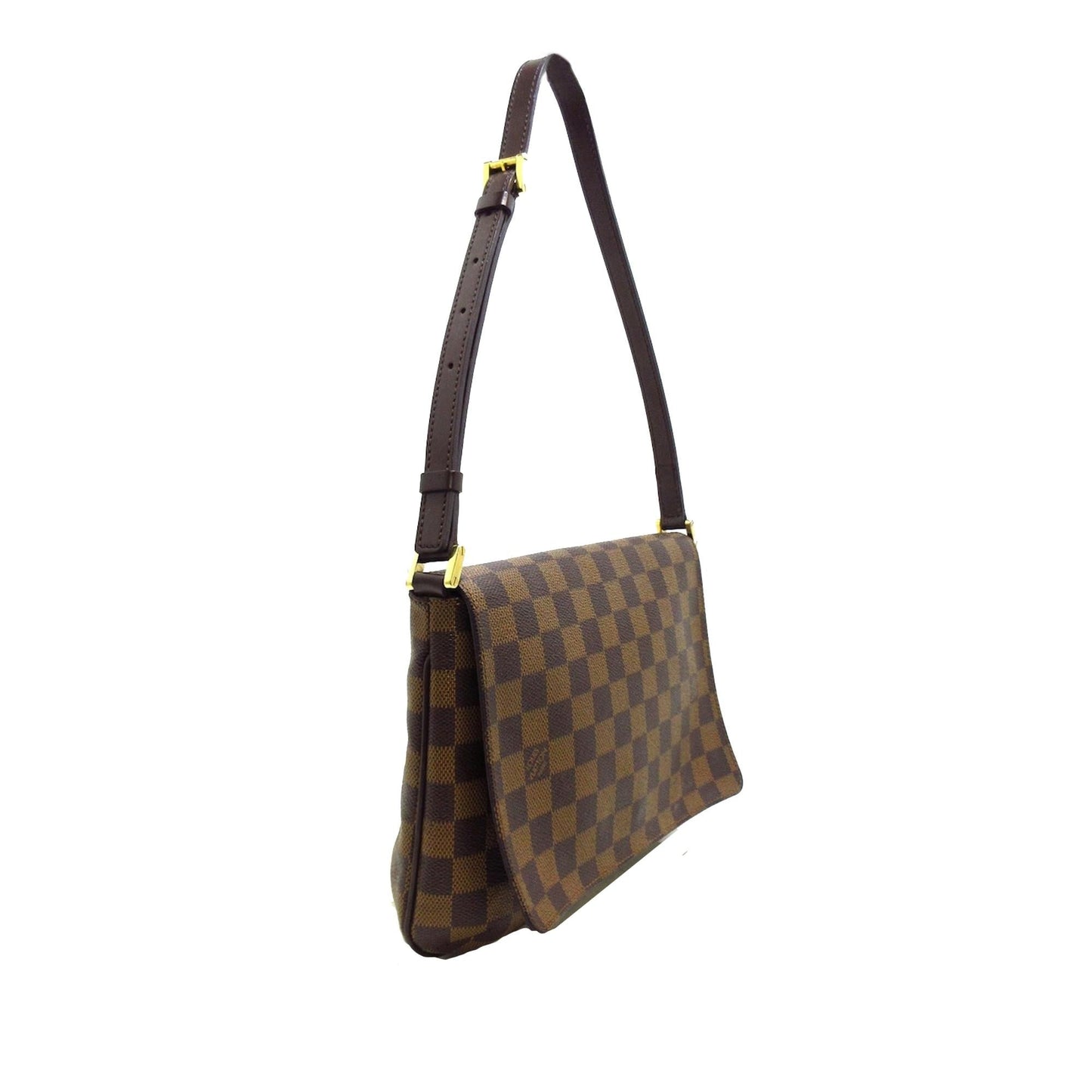 Louis Vuitton Damier Ebene Musette Tango Short Strap (SHG-e3sq6r)