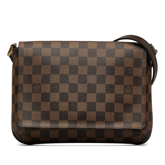 Louis Vuitton Damier Ebene Musette Tango Short Strap (SHG-ot5iHw)