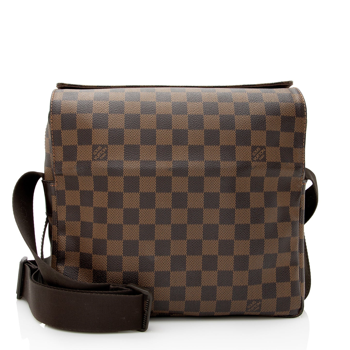 Louis Vuitton Damier Ebene Naviglio Messenger Bag (SHF-22595)