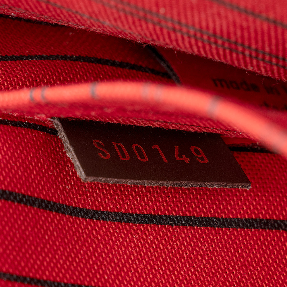 Louis Vuitton Damier Ebene Neverfull GM Pochette (SHF-21422)