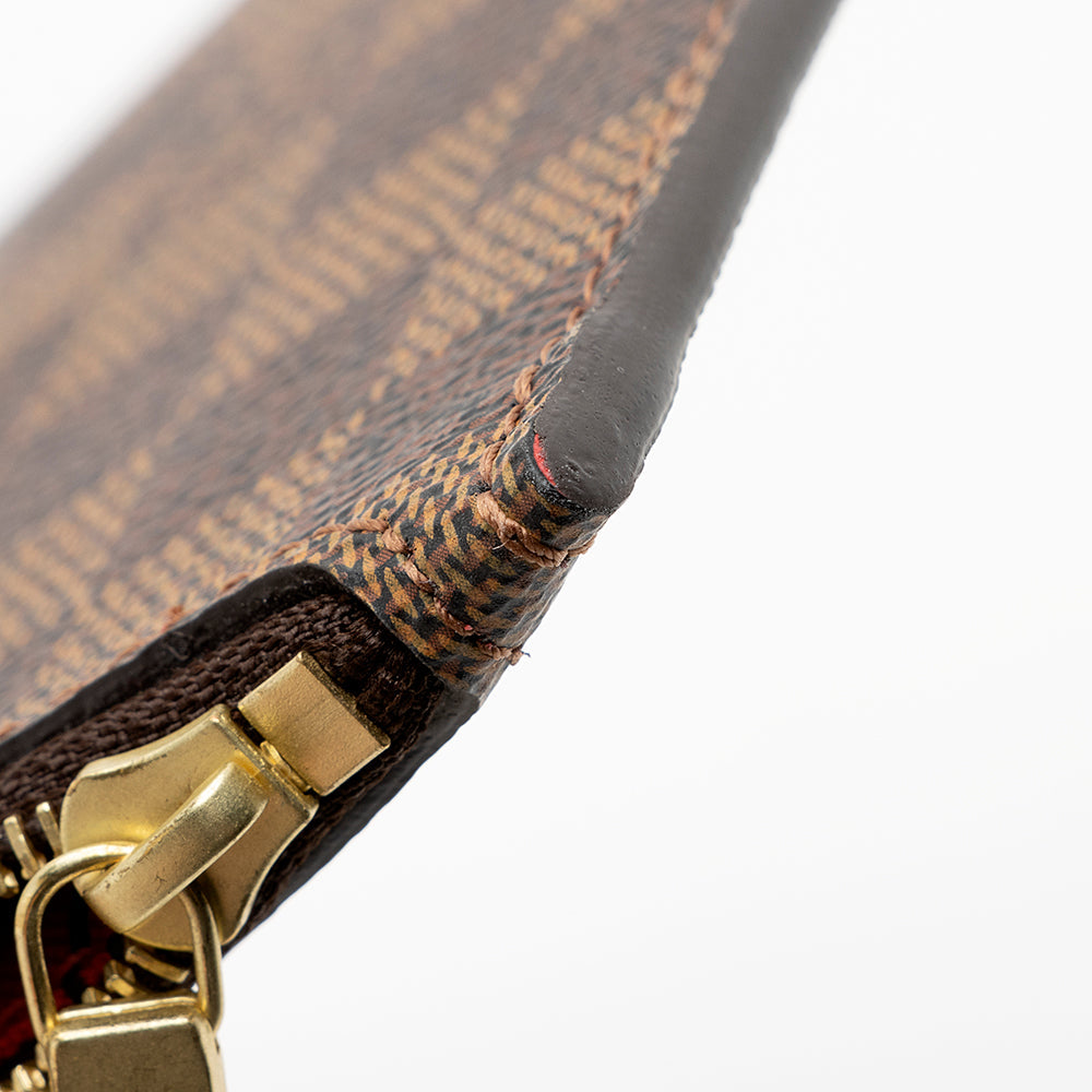 Louis Vuitton Damier Ebene Neverfull GM Pochette (SHF-21422)
