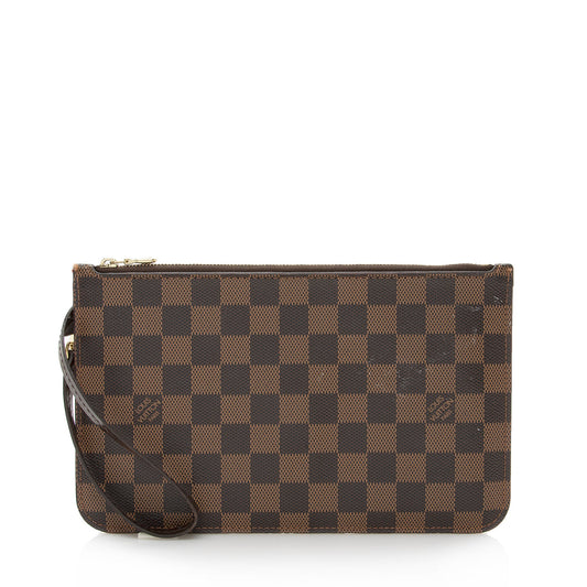 Louis Vuitton Damier Ebene Neverfull GM Pochette (SHF-22210)