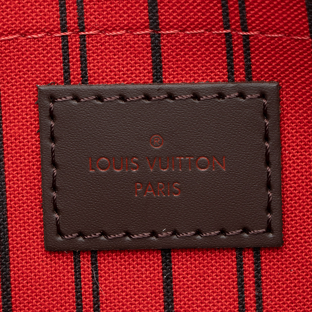 Louis Vuitton Damier Ebene Neverfull GM Pochette (SHF-cB2Gkw)