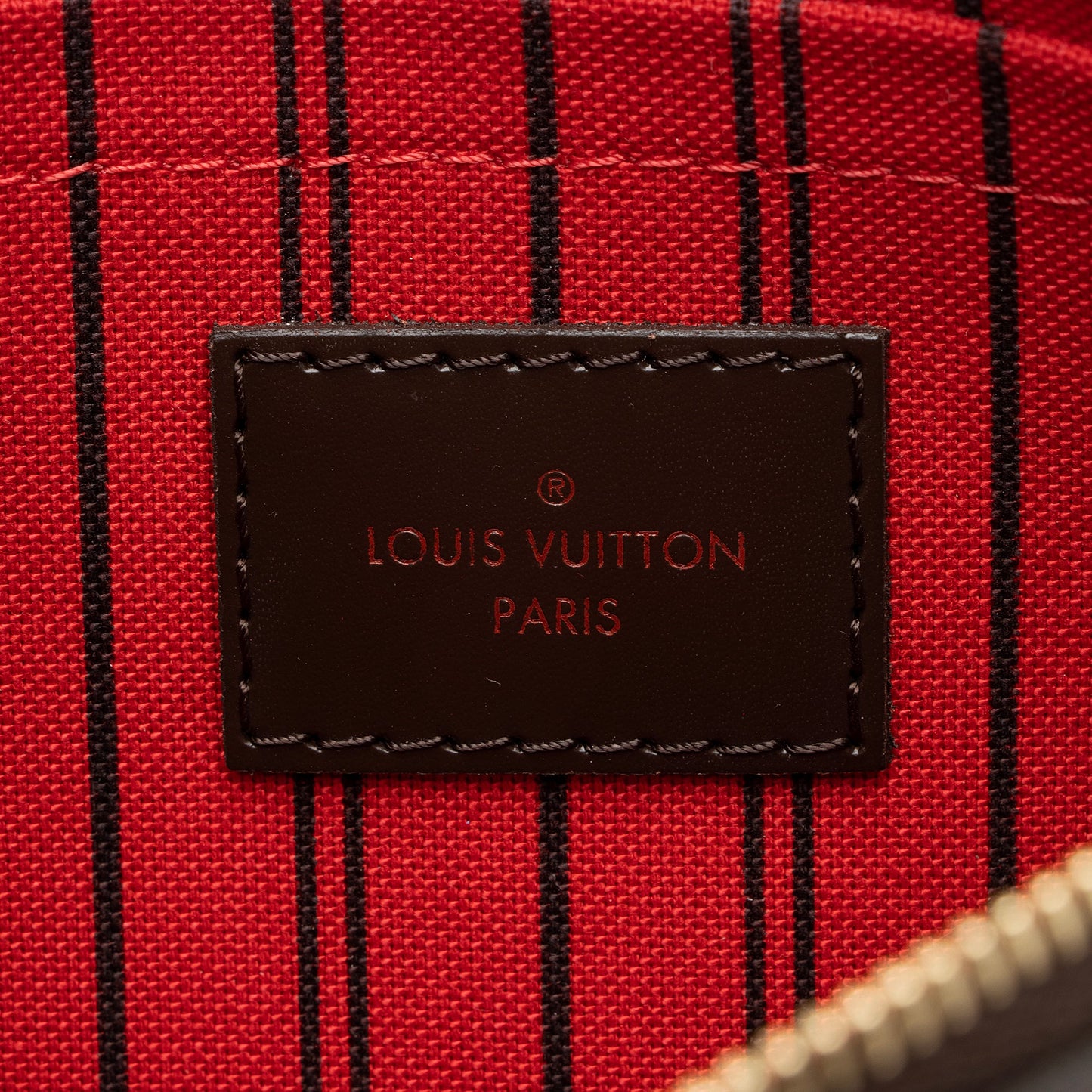 Louis Vuitton Damier Ebene Neverfull GM Pochette (SHF-YyeCsu)