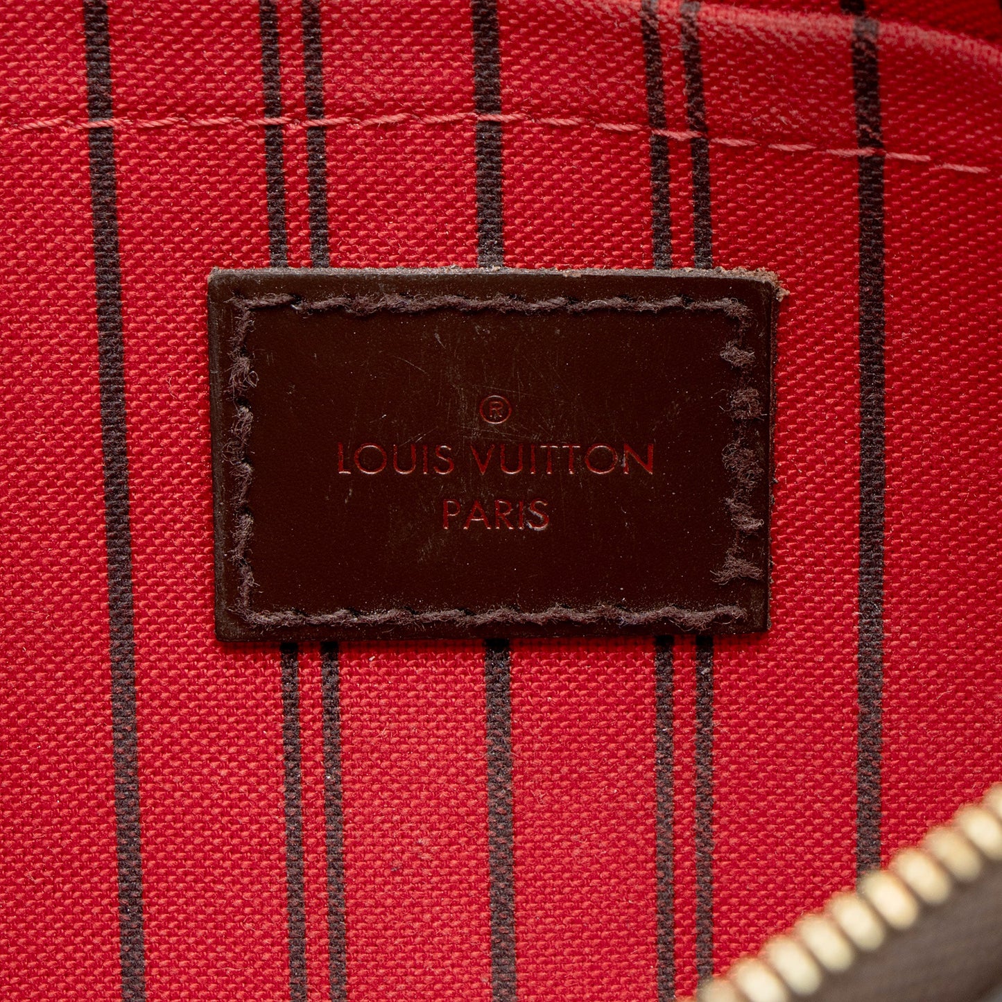 Louis Vuitton Damier Ebene Neverfull GM Pochette