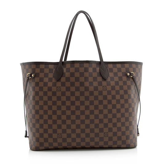 Louis Vuitton Damier Ebene Neverfull GM Tote (SHF-21286)
