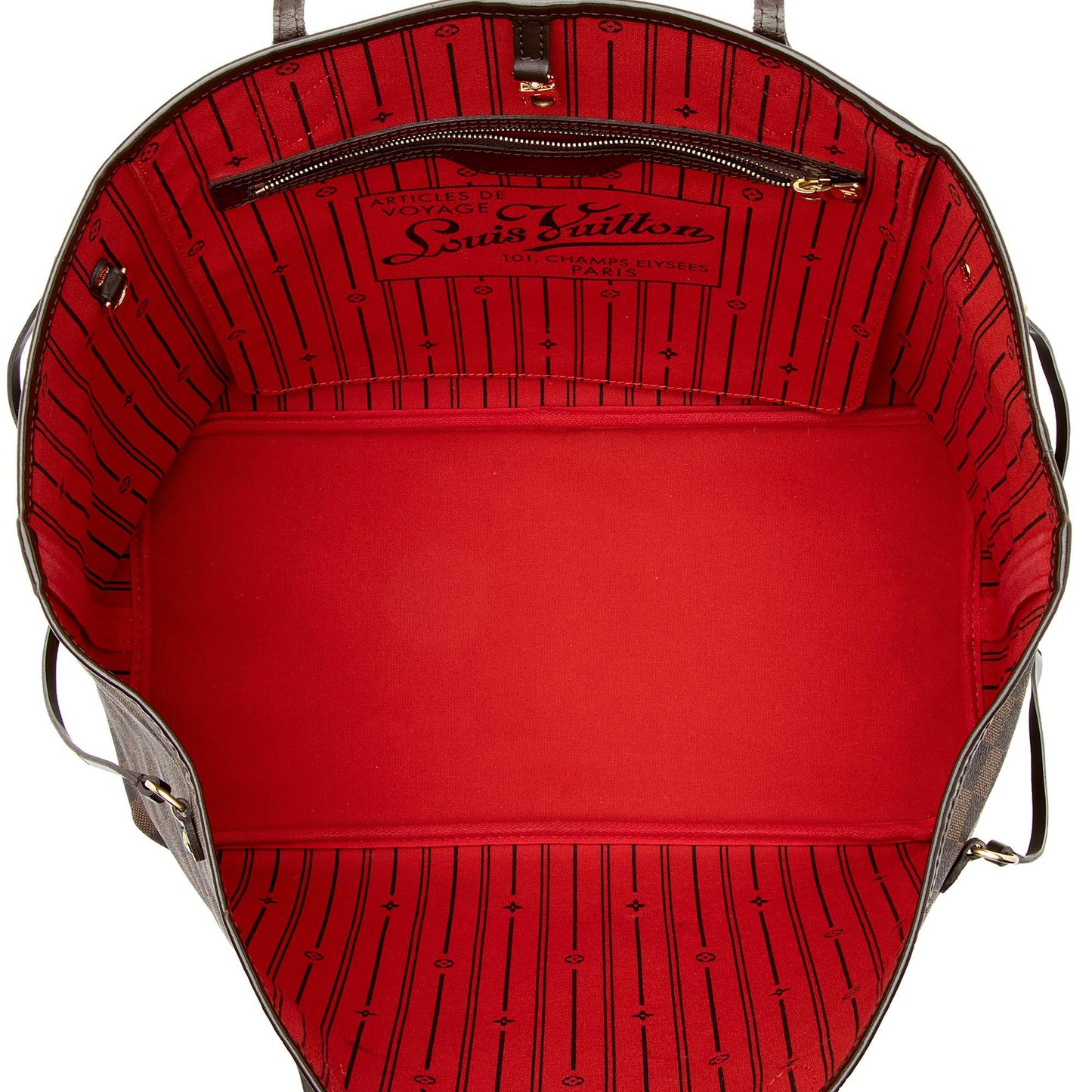 Louis Vuitton Damier Ebene Neverfull GM Tote (SHF-8c5Ims)