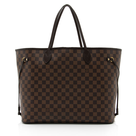 Louis Vuitton Damier Ebene Neverfull GM Tote (SHF-AM4yQX)