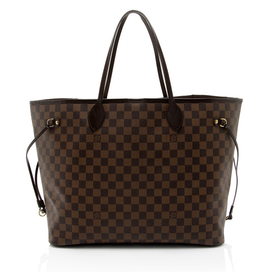 Louis Vuitton Damier Ebene Neverfull GM Tote (SHF-Ndo8o8)