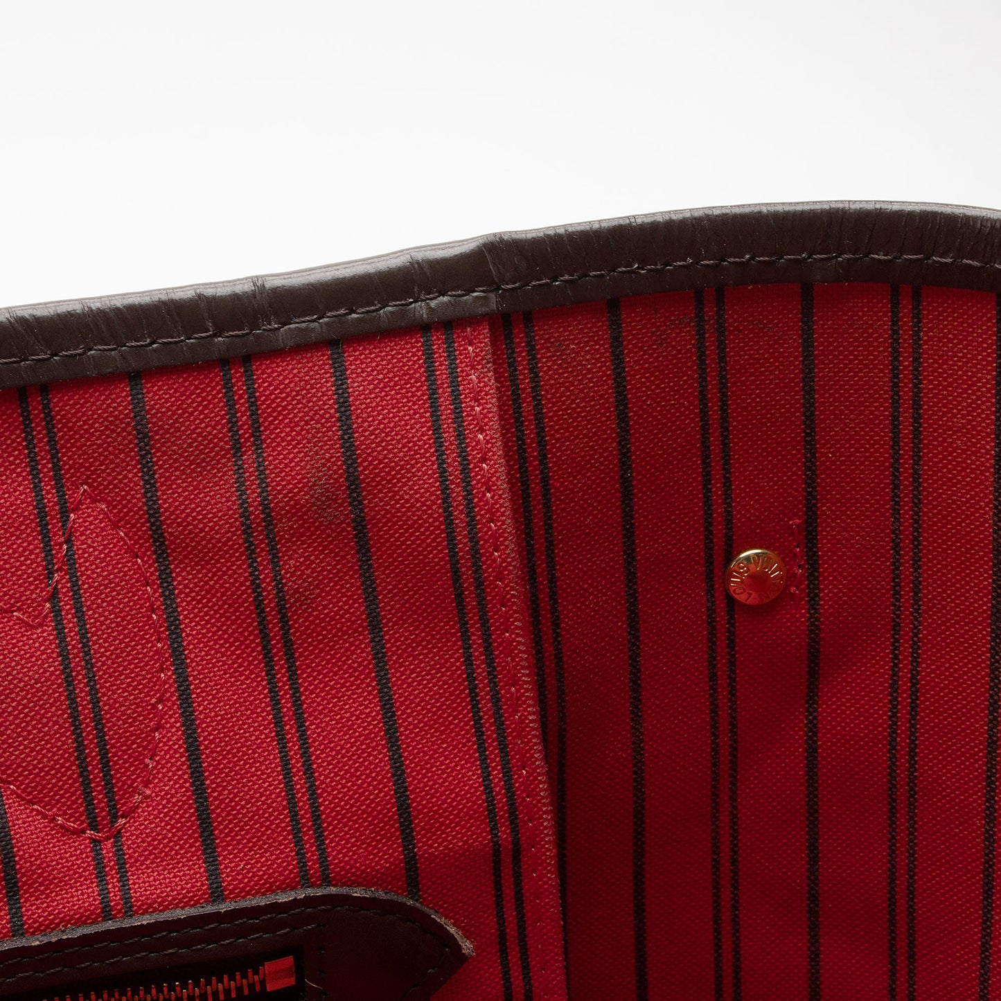 Louis Vuitton Damier Ebene Neverfull GM Tote (SHF-Vxt89r)