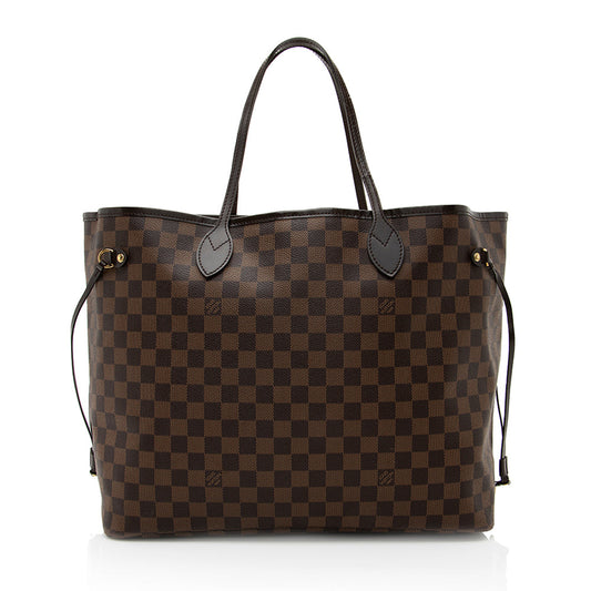 Louis Vuitton Damier Ebene Neverfull GM Tote (SHF-19779)