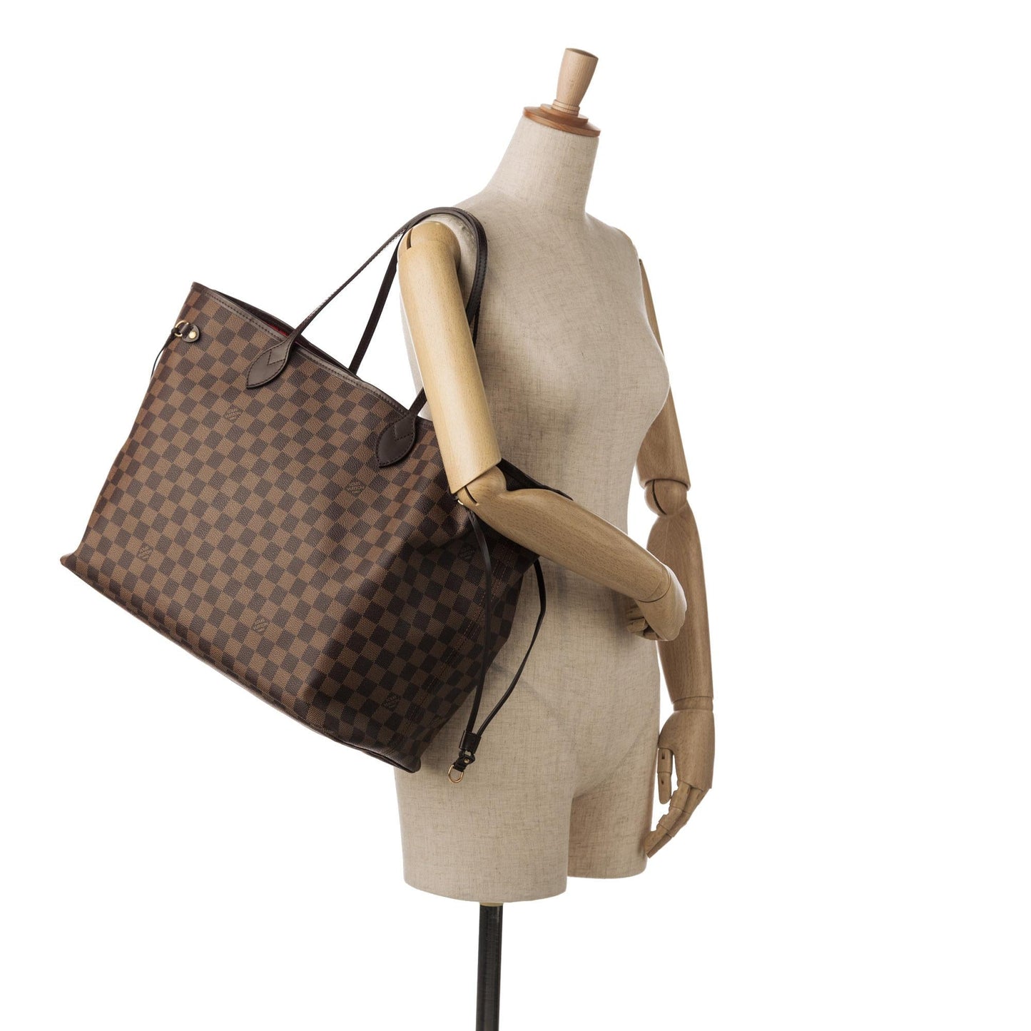 Louis Vuitton Damier Ebene Neverfull GM (SHG-RAqV45)