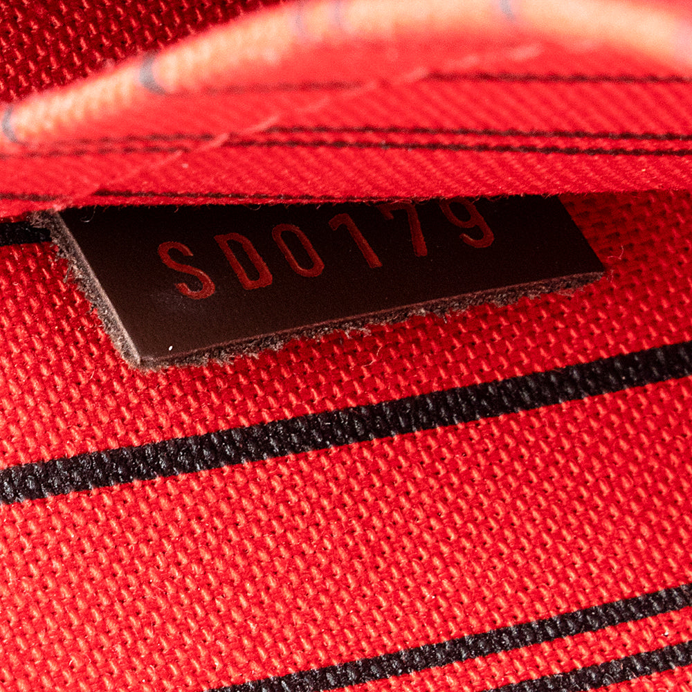 Louis Vuitton Damier Ebene Neverfull MM Pochette (SHF-18664)