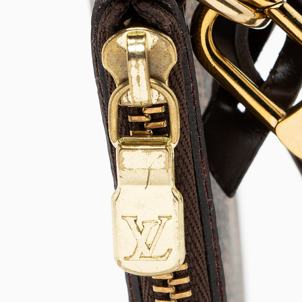 Louis Vuitton Damier Ebene Neverfull MM Pochette (SHF-20138)