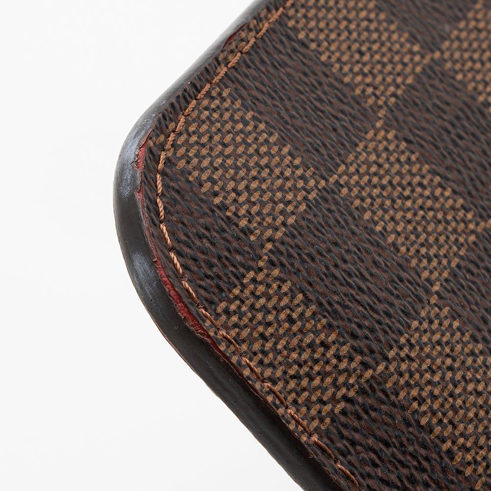 Louis Vuitton Damier Ebene Neverfull MM Pochette (SHF-21966)