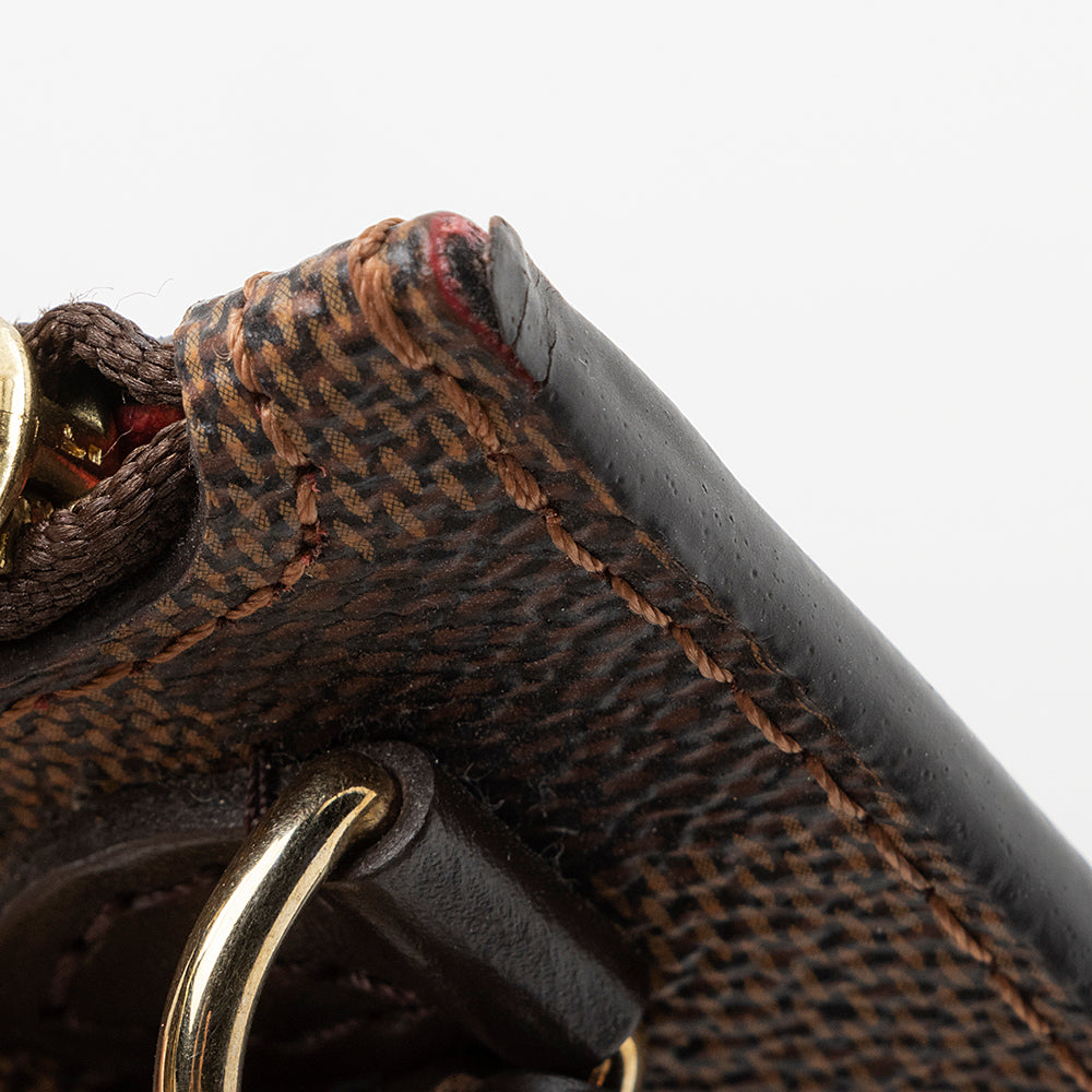 Louis Vuitton Damier Ebene Neverfull MM Pochette (SHF-21966)