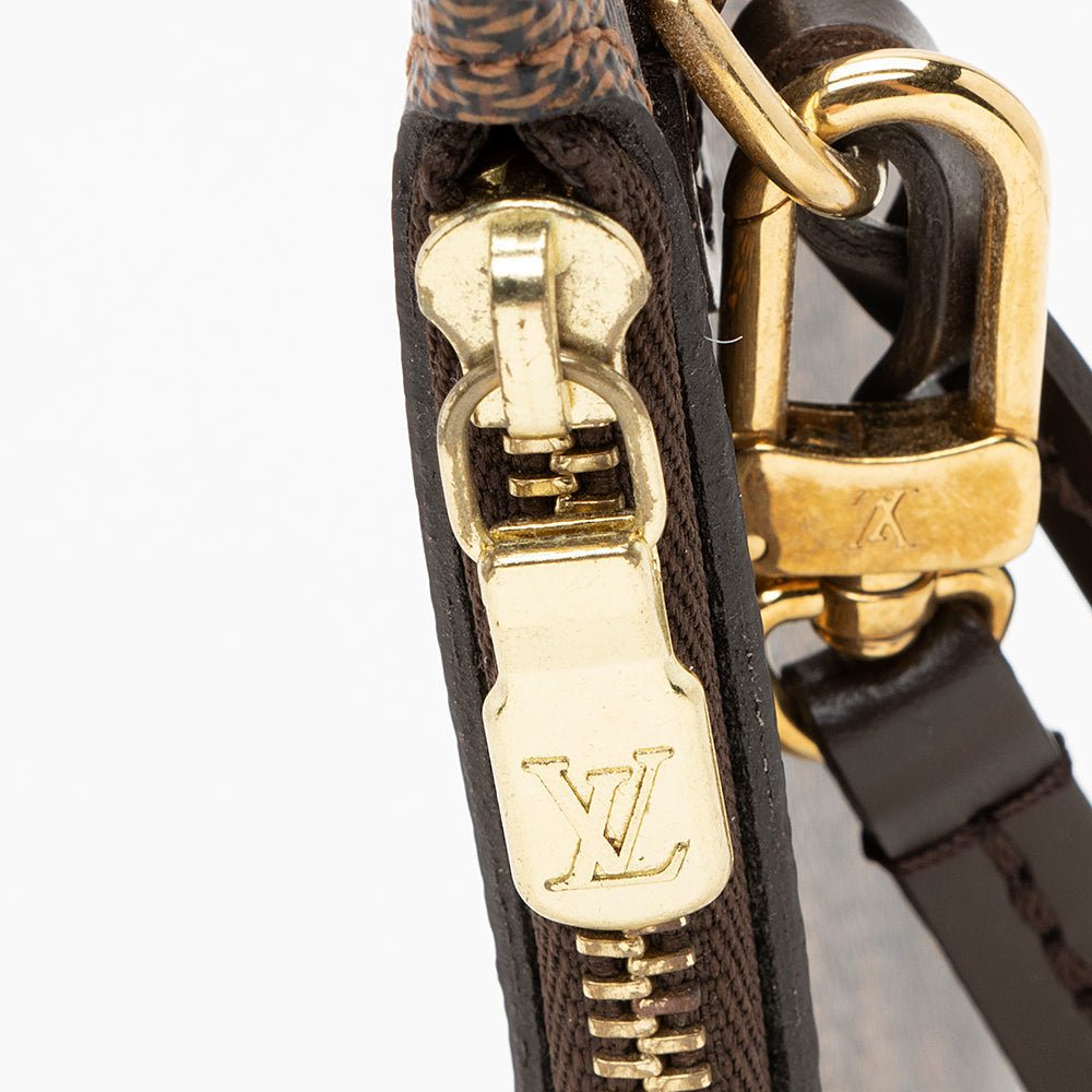 Louis Vuitton Damier Ebene Neverfull MM Pochette (SHF-22053)